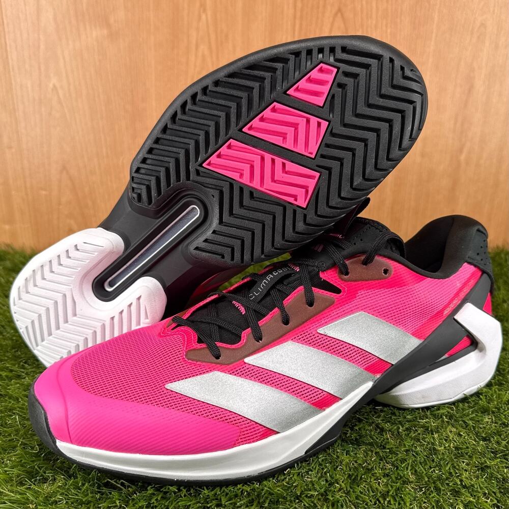 adidas Adizero Ubersonic 5 Lucid Pink Tennis Shoes JQ2901 Men's Size 12